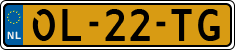 License plate of the Netherlands, Semi-trailers