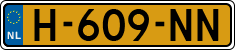 License plate of the Netherlands, Cars