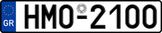 License plate of Greece, Cars