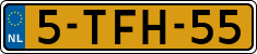 License plate of the Netherlands, Cars