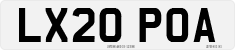 License plate of the United Kingdom, 2001 year system