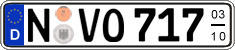 German license plate, Seasonal plates