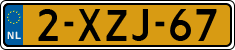 License plate of the Netherlands, Cars