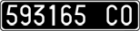 License plate of Italy, Cars (1927 year series)