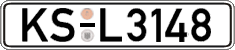 German license plate, Regular plates