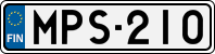 License plate of Finland, Cars