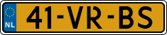 License plate of the Netherlands, Light Commercial Vehicles (1994 system)