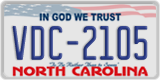 North Carolina, ABC-1234