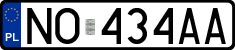 License plates of Poland, Regular car plates