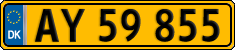 License plate of Denmark, Commercial vehicles