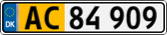 License plate of Denmark, Lower-taxed commercial vehicles