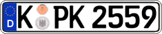 German license plate, Regular plates