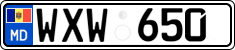 License plate of Moldova, Cars (2015)
