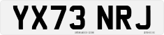 License plate of the United Kingdom, 2001 year system