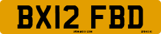 License plate of the United Kingdom, 2001 year system