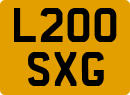 License plate of the United Kingdom, 1983 year system