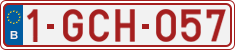 License plate of Belgium, Regular plates (2010)