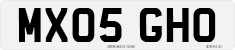 License plate of the United Kingdom, 2001 year system