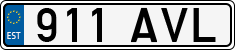 License plate of Estonia, Regular car plates