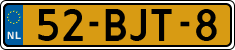 License plate of the Netherlands, Heavy Commercial Vehicles (1994 system)