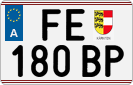 License plate of Austria, Regular plates
