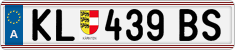 License plate of Austria, Regular plates
