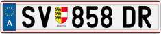 License plate of Austria, Regular plates
