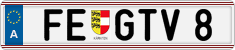 License plate of Austria, Vanity Plates
