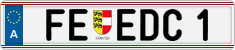 License plate of Austria, Vanity Plates