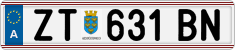 License plate of Austria, Regular plates