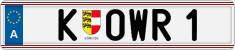 License plate of Austria, Vanity Plates