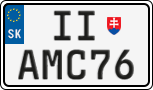 License plate of Slovakia, Vanity Plates