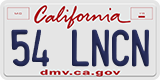 California, Vanity Plates