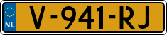 License plate of the Netherlands, Light Commercial Vehicles (1994 system)