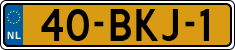 License plate of the Netherlands, Heavy Commercial Vehicles (1994 system)