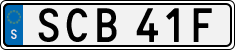 License plate of Sweden, Regular plates