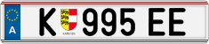 License plate of Austria, Regular plates