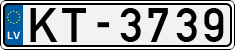 License plate of Latvia, Regular car plates