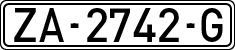 License plates of Spain, 1971 year series