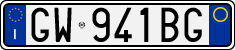 License plate of Italy, Cars (1994 year series)