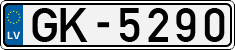 License plate of Latvia, Regular car plates