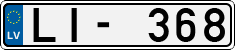 License plate of Latvia, Regular car plates