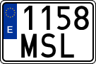 License plates of Spain, Ordinary (2000)
