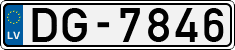 License plate of Latvia, Regular car plates