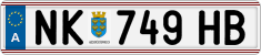 License plate of Austria, Regular plates