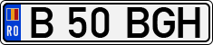 License plate of Romania, Regular plates