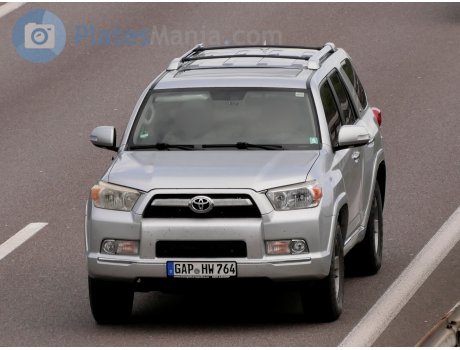 GAP HW 764, Toyota 4Runner