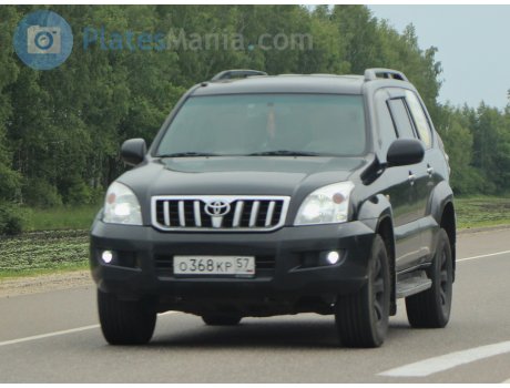 о368кр57, Toyota Land Cruiser Prado