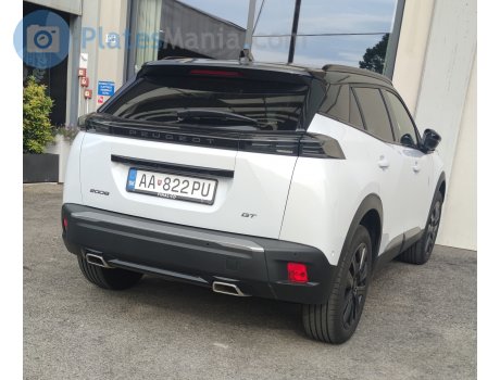 AA 822PU, Peugeot 2008