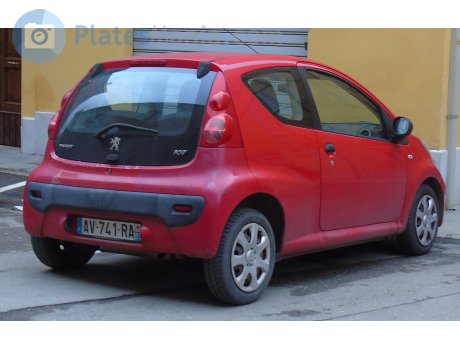 AV-741-RA, Peugeot 107